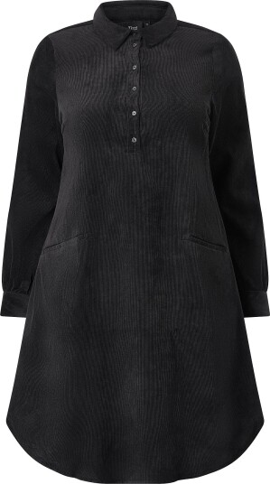 Zizzi   Kjole Velena 3/4 Abk Dress   Svart