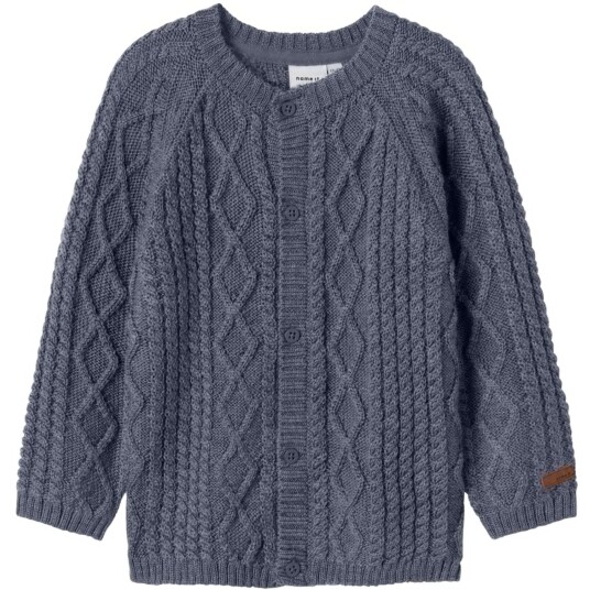 Name It Folkstone Gray Nmmwrilla Ull Ls Strikk Card 104