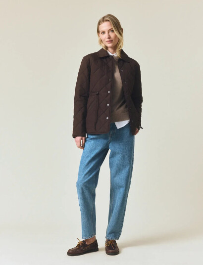 Lexington Clothing Classic Quilted Jacket - Brown - M