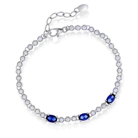 Pan Jewelry, Armbånd i 925 sølv med zirkonia Pan Jewelry, Armbånd i 925 sølv med zirkonia