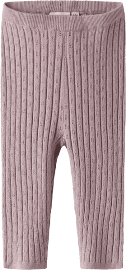 Name It Nbfkind strikket leggings til baby Burnished Lilac