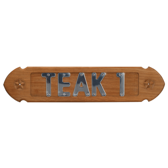 Bokstav x til teakskilt Bokstav x til teakskilt
