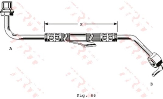 Bremseslange TRW PHD249