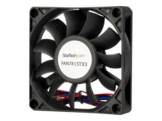 StarTech 70x15mm Replacement Ball Bearing Computer Case Fan w/ TX3 Connector - 3 pin case Fan - TX3 Fan - 70mm Fan (FAN7X15TX3) - kabinettvifte StarTech 70x15mm Replacement Ball Bearing Computer Case Fan w/ TX3 Connector - 3 pin case Fan - TX3 Fan - 70mm Fan (FAN7X15TX3) - kabinettvifte