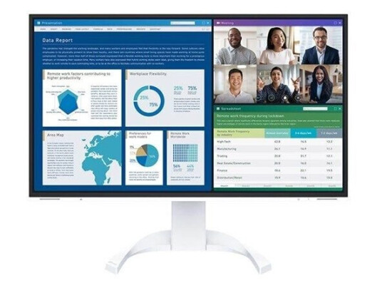 Eizo FlexScan EV2740X 27" 4K IPS Skjerm med USB-C - Hvit Eizo FlexScan EV2740X 27" 4K IPS Skjerm med USB-C - Hvit