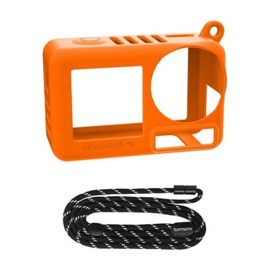 Sunnylife OA5 BHT885 C silikonveske med stropp for OSMO ACTION 5 PRO oransje