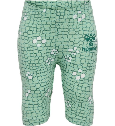Hummel Leggings 3/4 hmlZanzi Tights Silt Green 68 Leggings Grønn 62