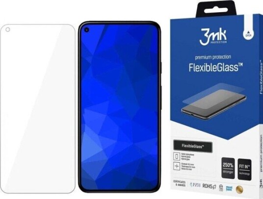 3Mk FlexibleGlass Hybrid Skjermbeskytter for Google Pixel 5 med antibakteriell Belegg