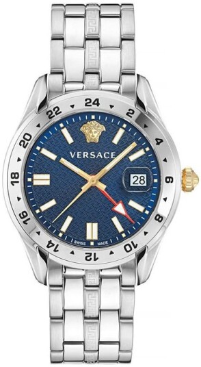 Versace Herreklokke VE7C00523 Greca Blå/Stål Ø41 mm