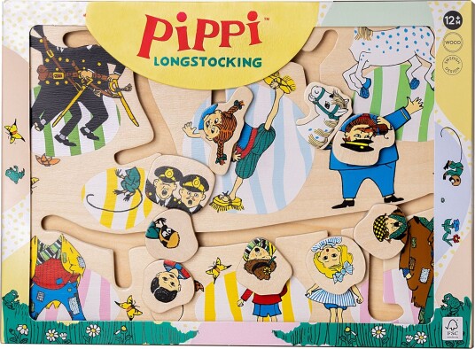 Micki Leksaker Pippi Labyrint Pussel