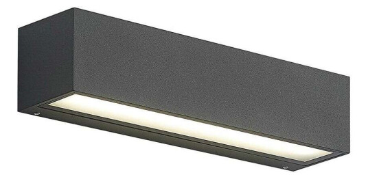 Arcchio Lengo LED-vegglampe CCT 25cm 2 lys grafitt Arcchio Lengo LED-vegglampe CCT 25cm 2 lys grafitt