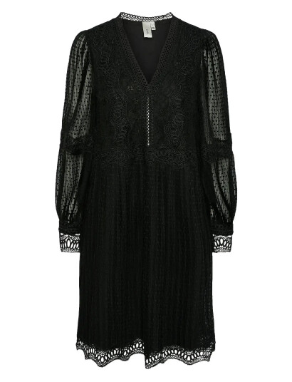 YAS Yassophira Ls Dress S. Noos - Black - XS