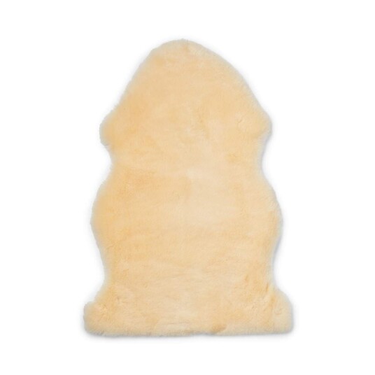 Nordic Sheep Baby saueskinn kort ull New Zealand Gul 80 cm