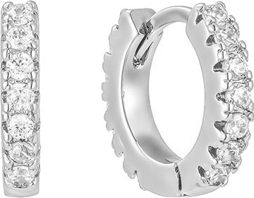 Makeup Mekka Earrings Crystal Medium Silver Makeup Mekka Earrings Crystal Medium Silver