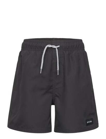 Rip Curl Offset Volley Boy Black 10 Rip Curl Offset Volley Boy Black 10