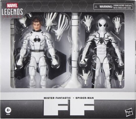 Marvel Legends Series Fantastic Four Mister Fantastic & Spiderman Set 2 Figures 15 cm