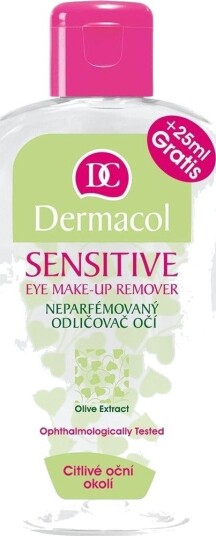 Dermacol Sensitive Eye Makeup Remover Fragrancefree Makeup Remover For Sensitive Eyes