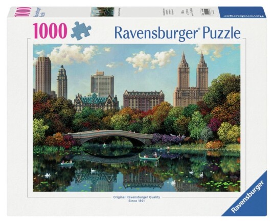 Ravensburger Puslespill 1000 Brikker NY Central Park Bow Bridge