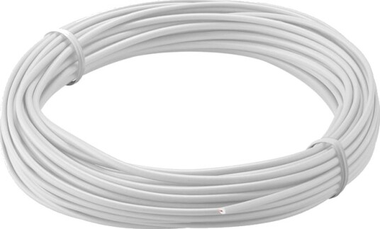 Isolert koblingstråd 0,14 mm² Hvit