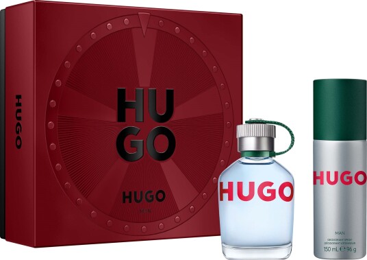 Hugo Boss HUGO Man Gavesett med Eau de Toilette 75 ml og Deodorant 150 ml