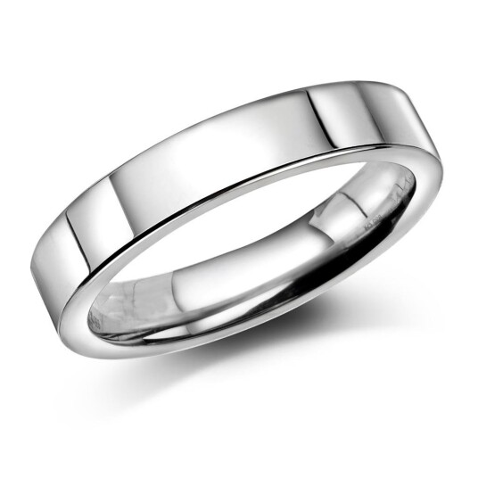 Giftering i 925 sølv | 4 mm bredde
