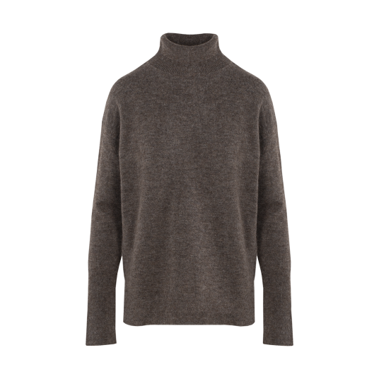 Chrissie Turtle Mole XL Alpaca t neck sweater