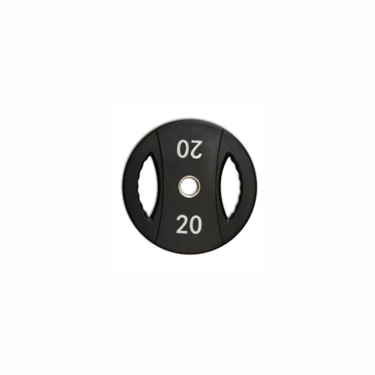 SQ&SN PU vektskive 20 kg med håndtak. Hulldiameter 50 mm. Slitesterk og holdbar perfekt for crossfit og funksjonell trening SQ&SN PU vektskive 20 kg med håndtak. Hulldiameter 50 mm. Slitesterk og holdbar perfekt for crossfit og funksjonell trening