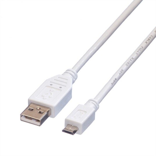 VALUE USB2.0 Cable, A - Micro B, M/M, 0.15m