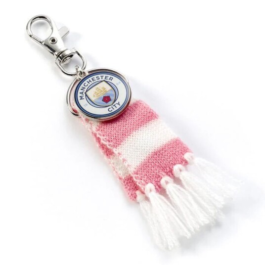 Manchester City Nøkkelring Skjerf Rosa Manchester City Nøkkelring Skjerf Rosa