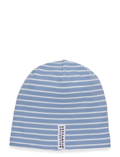 Geggamoja Topline Cap Striped Blue 56/589Y/VUXEN