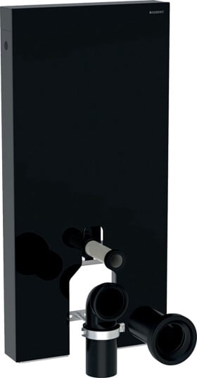 Geberit Monolith Modul, 101 cm Til gulvstående toalett, Sort glass Geberit Monolith Modul, 101 cm Til gulvstående toalett, Sort glass