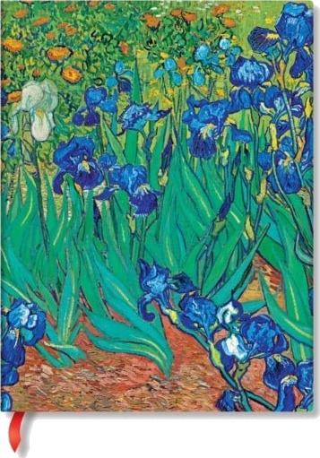 Van Gogh’s Irises Mini Unlined Hardback Journal Elastic Band Closure Van Gogh’s Irises Mini Unlined Hardback Journal Elastic Band Closure