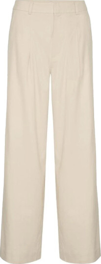 Gestuz Elarahgz Linen Hw Pants Noos - Cream - 42