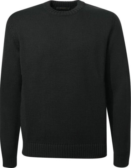 Zanone Herre Strikkevarer Svart M, Zanone Herre Strikkevarer Svart M,