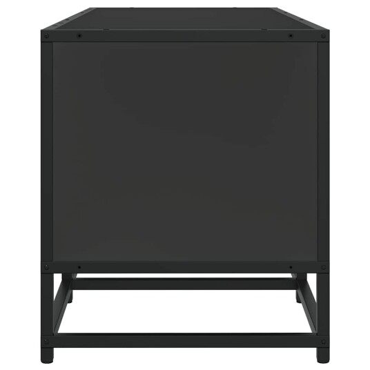 TV-benk svart 120x35x41 cm konstruert tre og metall 8721102838989