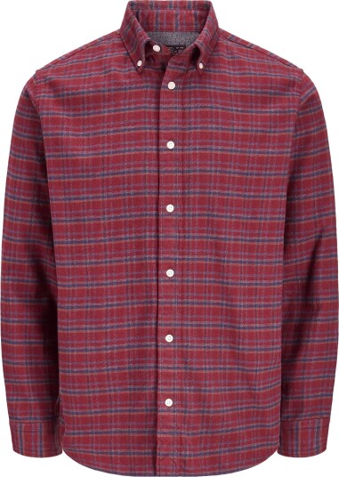 Jack & Jones Jprblustanley Flannel L/S Shirt Bf Ln TAWNY PORT L