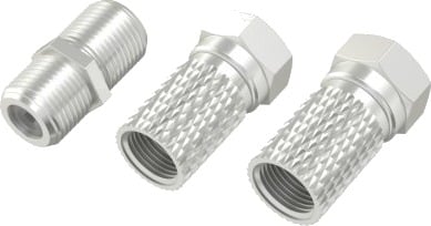 Hama Koaksialadapter F-Type Han/Hun 3 Stk