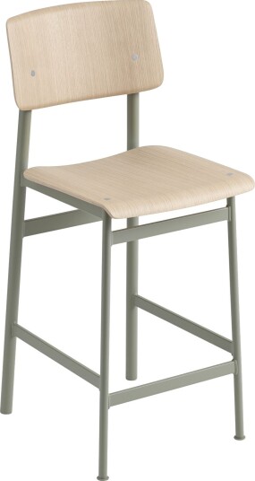 Muuto Loft Barkrakk Eik/Støvet Grønn H98.5