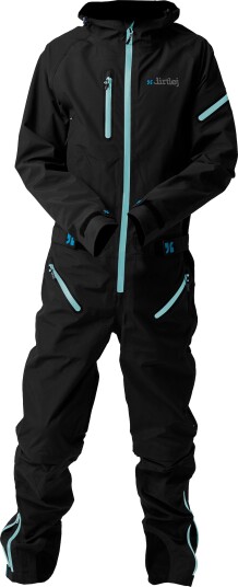 Dirtlej Dirtsuit Core Edition BlackLabel heldragt med lange ben Svart Dirtlej Dirtsuit Core Edition BlackLabel heldragt med lange ben Svart