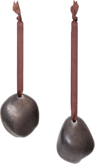 Ferm Living Bellure julepynt 7 cm 2 deler Rustikk bronse