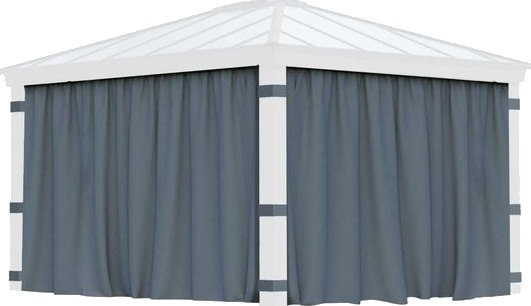 Canopia by Palram   Gazebo Dallas   Gardiner 422 x 422 cm   4Pk 707215
