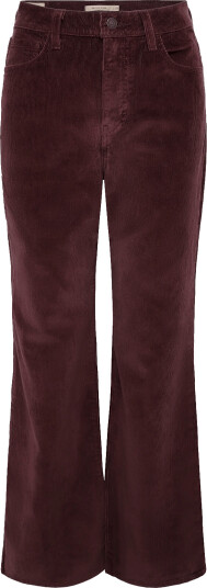 Levi"s® Ribcage Flare H226 Sassafras Burgundy 24 x 30