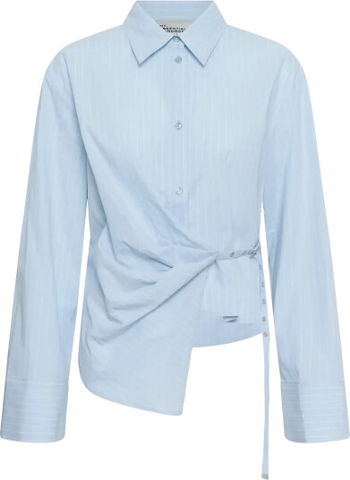 My Essential Wardrobe Mwbella Belt Shirt Blue 38