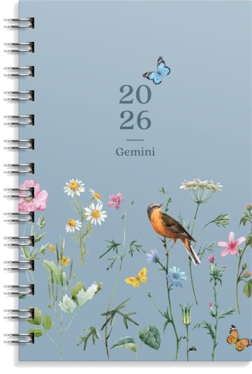 Lommekal Grieg Gemini 2026 Trend blomst