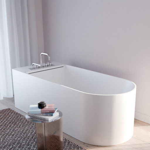 Copenhagen Bath Frittstående Badekar Kanal Hvit Matt 180x75cm Copenhagen Bath Frittstående Badekar Kanal Hvit Matt 180x75cm