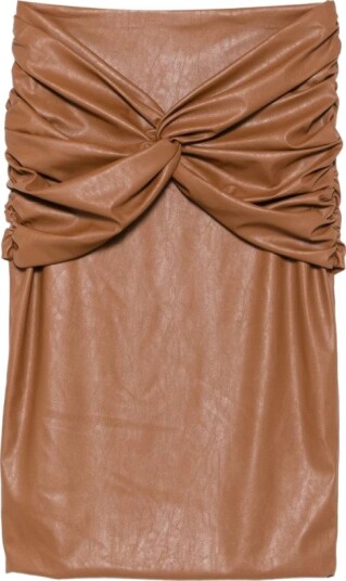 Elisabetta Franchi Dame Skjørt Brun M,
