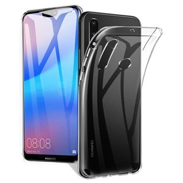 Antiskli Huawei P30 Lite TPU-deksel Gjennomsiktig