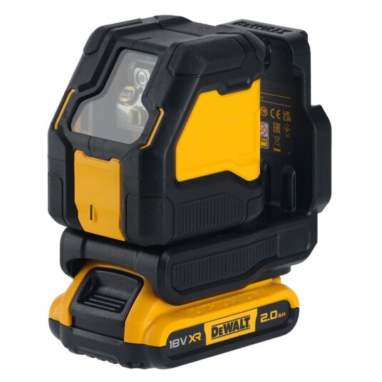 Dewalt krysslaser 18v kompakt gronn 1 x 20 ah