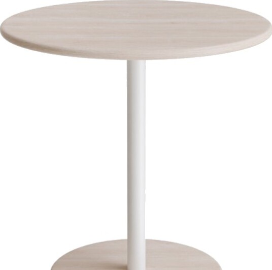 Bord Donut, Ø700 Mm, Højde 720 Mm, Hvidpigmenteret Ask På Hvidt Understel Glans 10 Bord Donut, Ø700 Mm, Højde 720 Mm, Hvidpigmenteret Ask På Hvidt Understel Glans 10