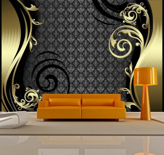 Fototapet Golden Curtain 250x175 - Artgeist sp. z o. o.